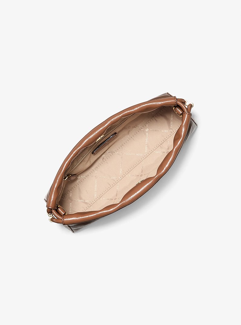 Matilda Small Cinched Crossbody Bag in LUGGAGE | Michael Kors
