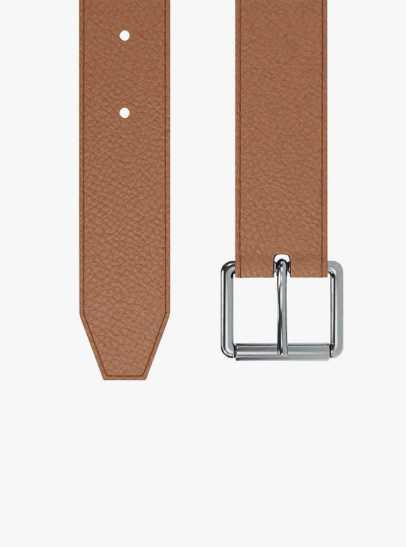 G&uuml;rtel aus gekrispeltem Leder in LUGGAGE | Michael Kors