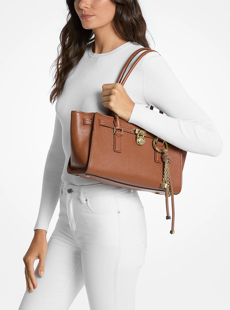 Tas Hamilton Moderne van leer, klein in LUGGAGE | Michael Kors