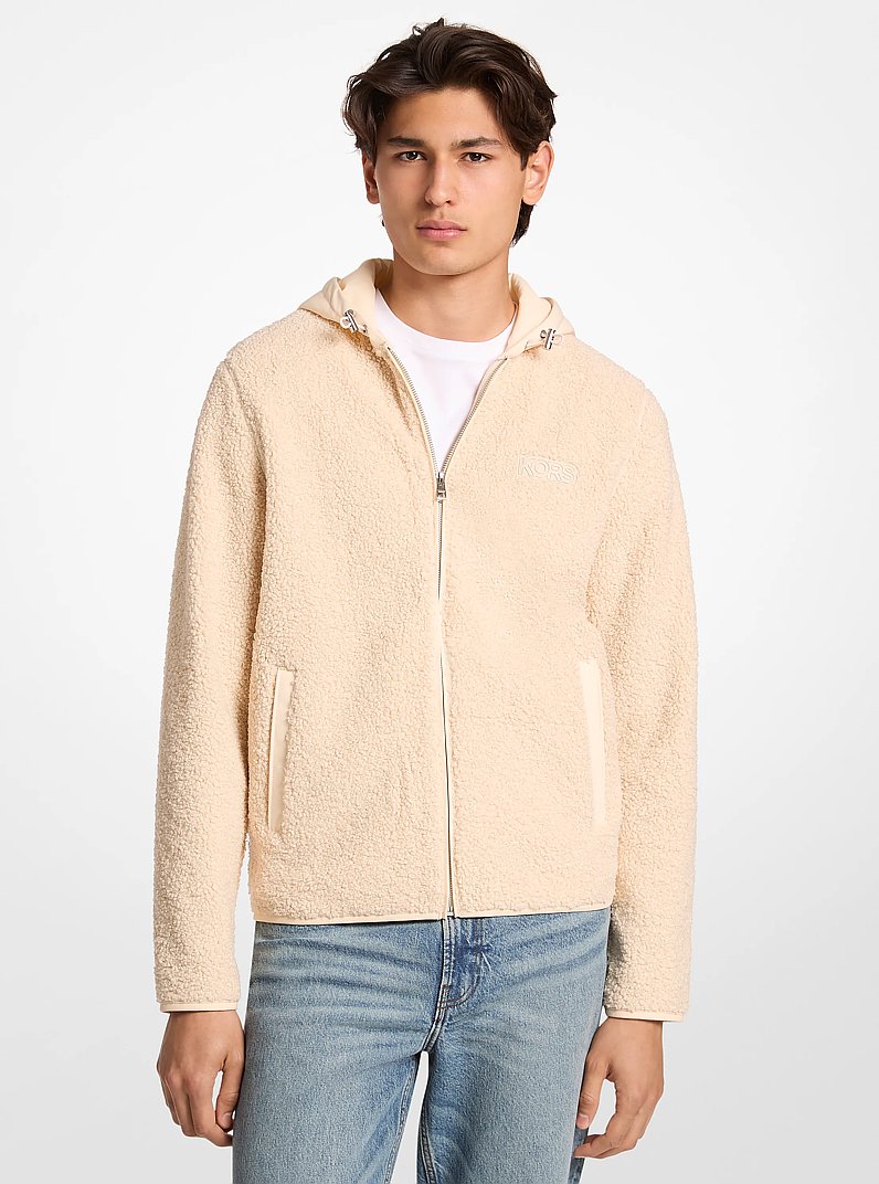 Hoodie en sherpa in CR&Egrave;ME L&Eacute;GER | Michael Kors