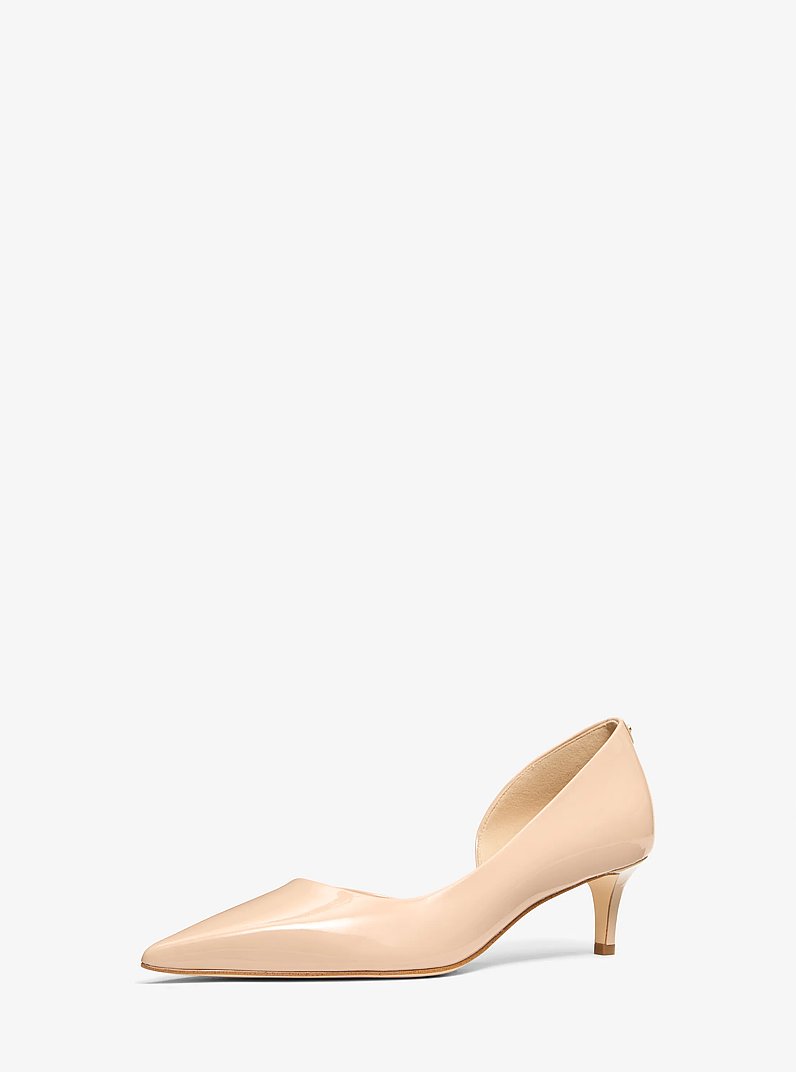Elyse Patent Leather Pump in LIGHT BLUSH | Michael Kors