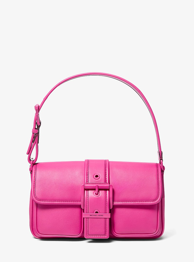 Colby Medium Leather Shoulder Bag in WILD BERRY - Sale | Michael