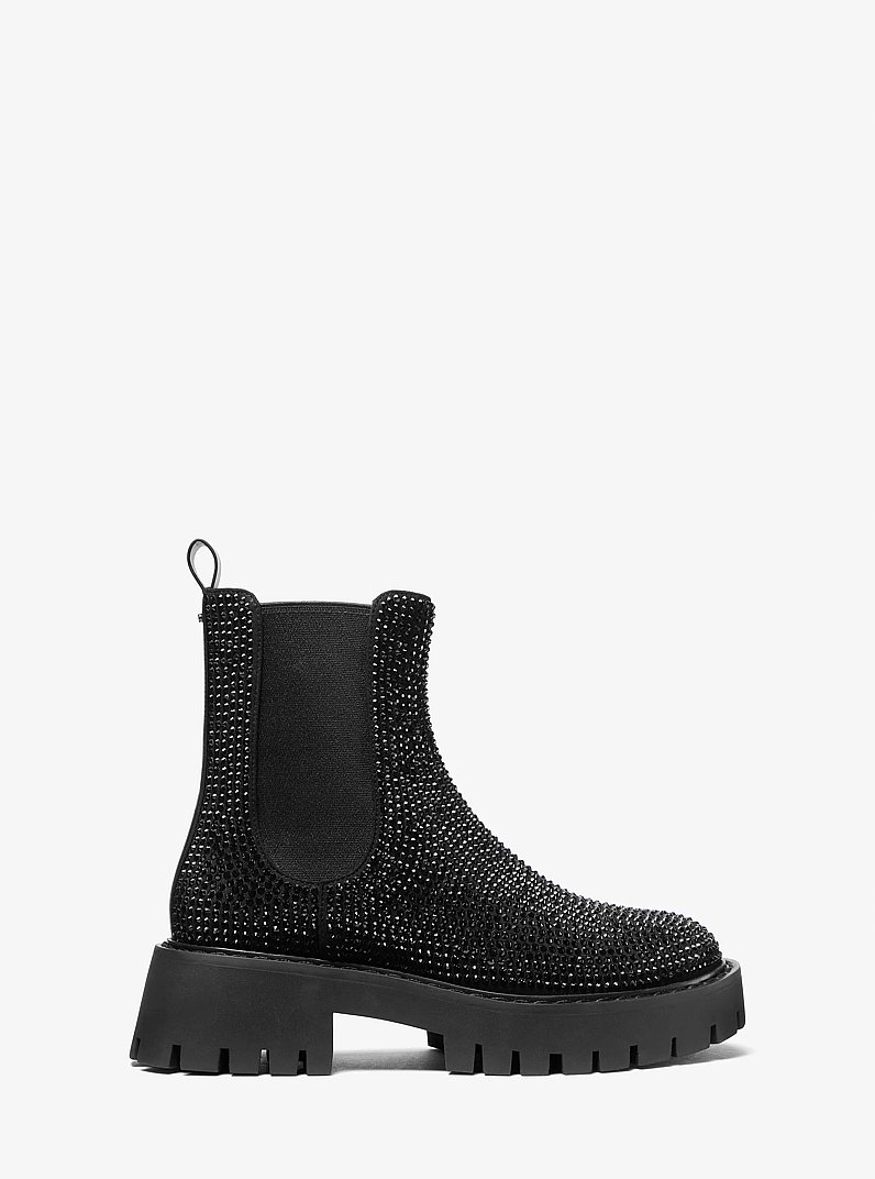 Asher Embellished Boot in BLACK | Michael Kors