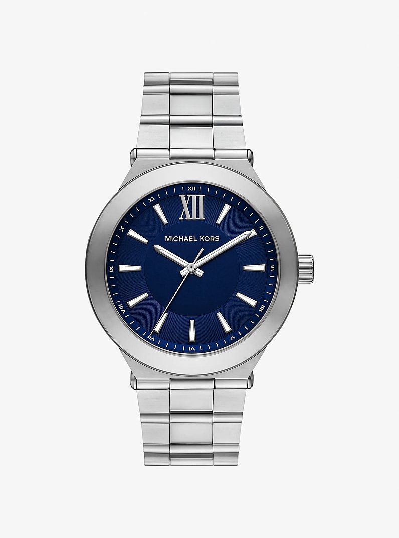 Oversized Billie Silver-Tone Watch  in SILVER | Michael Kors