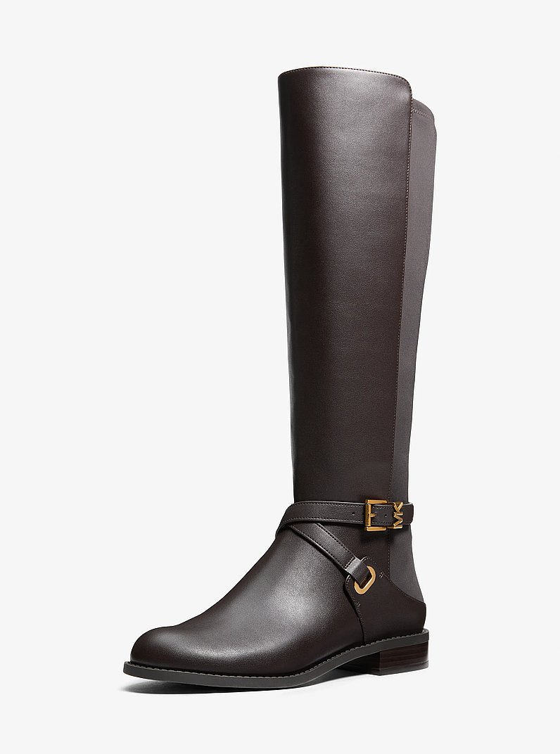 Rachel Smooth and Scuba Boot in CHOCOLATE | Michael Kors