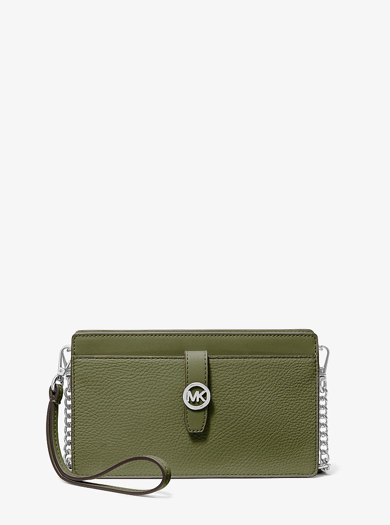 Jet Set Travel Wristlet Crossbody Bag in OLIVE | Michael Kors