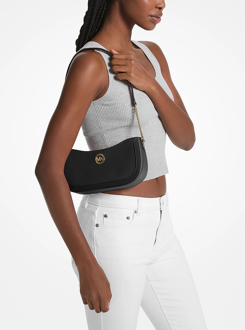 Leida Small Pochette in BLACK | Michael Kors