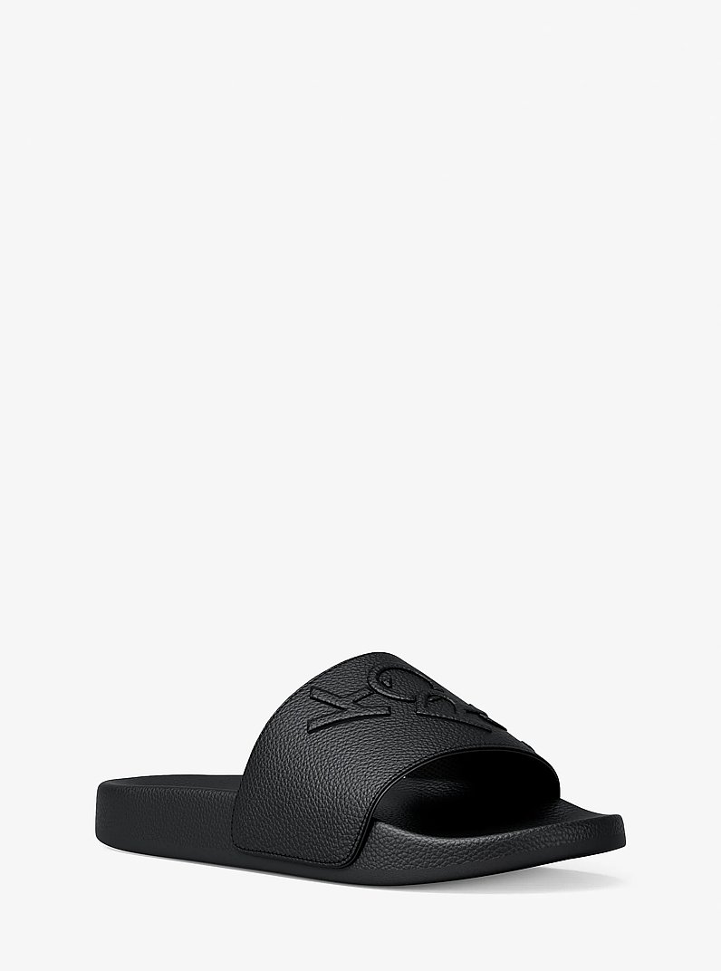Dawson KORS Slide Sandal in BLACK | Michael Kors