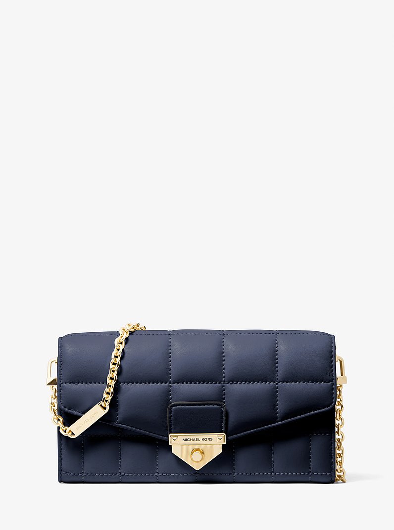 Soho Large Quilted Leather Convertible Shoulder Bag