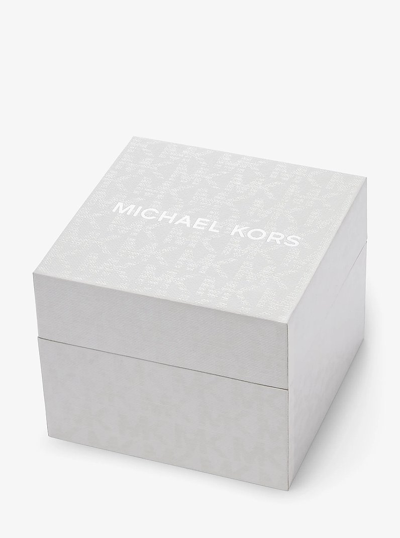 Reloj Everest oversize en dos tonos con pav&eacute; in BITONO | Michael Kors