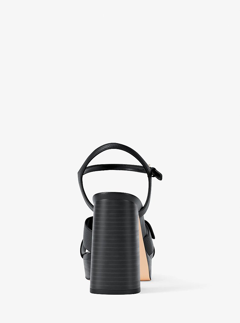 Hannah Platform Sandal in BLACK | Michael Kors