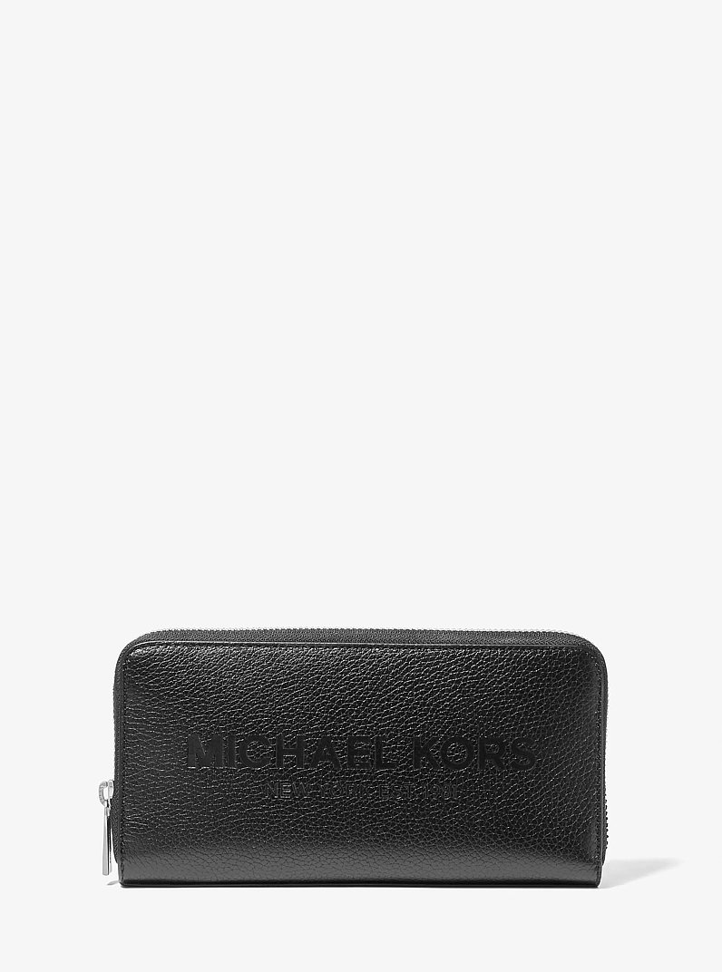 Billetera Cooper de cuero granulado para smartphone in NEGRO | Michael Kors