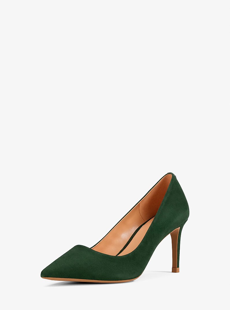 Alina Flex Suede Pump in MOSS | Michael Kors