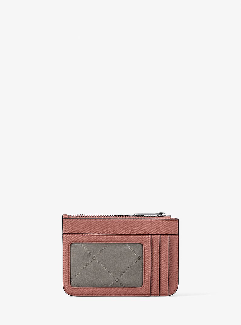 Porte-monnaie Jet Set en cuir Saffiano in SUNSET ROSE | Michael Kors