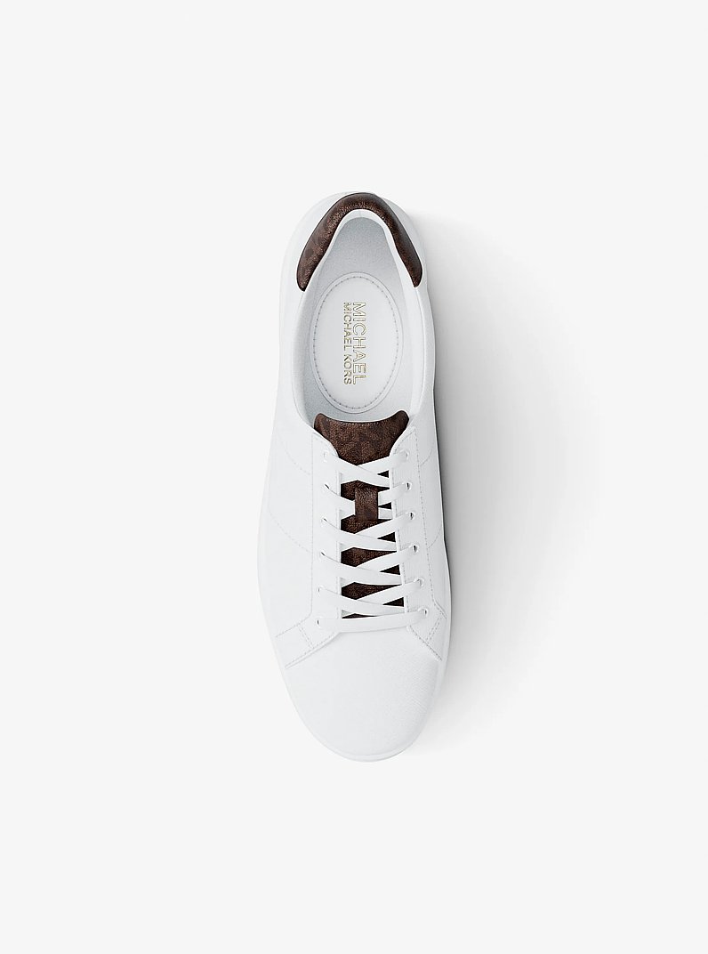 Sneaker Poppy mit Signature-Logomuster in BRAUN | Michael Kors