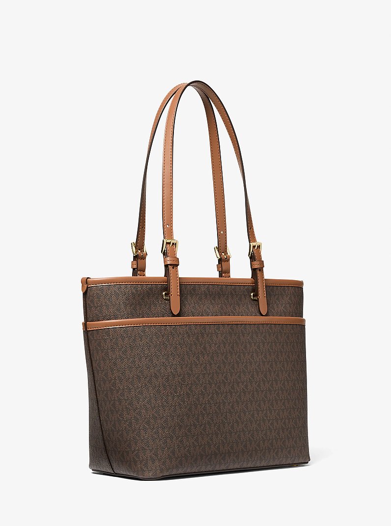 Shopper Winston Medium mit Signature-Logomuster und Tasche in BRN/EICHELBR | Michael Kors