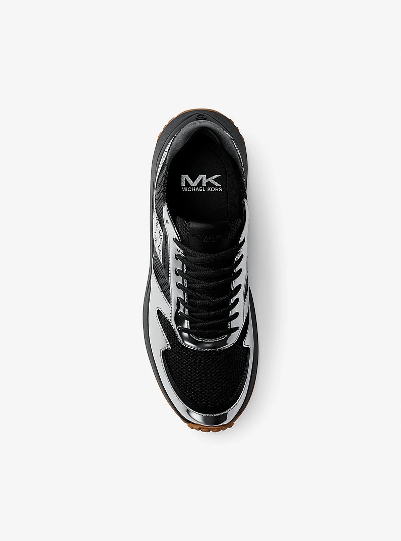 Dax Patent and Mesh Trainer in BLACK | Michael Kors