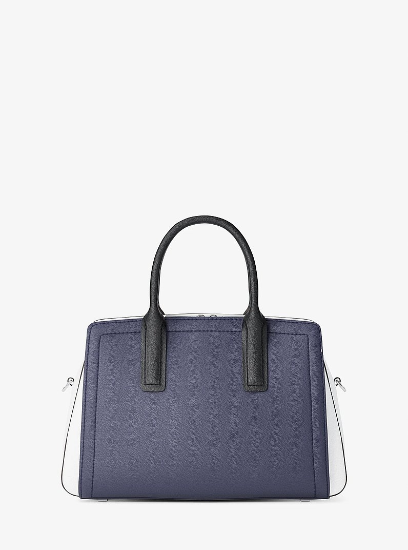 Borsa a mano Laila piccola in pelle color block in ABITO BLUES | Michael Kors