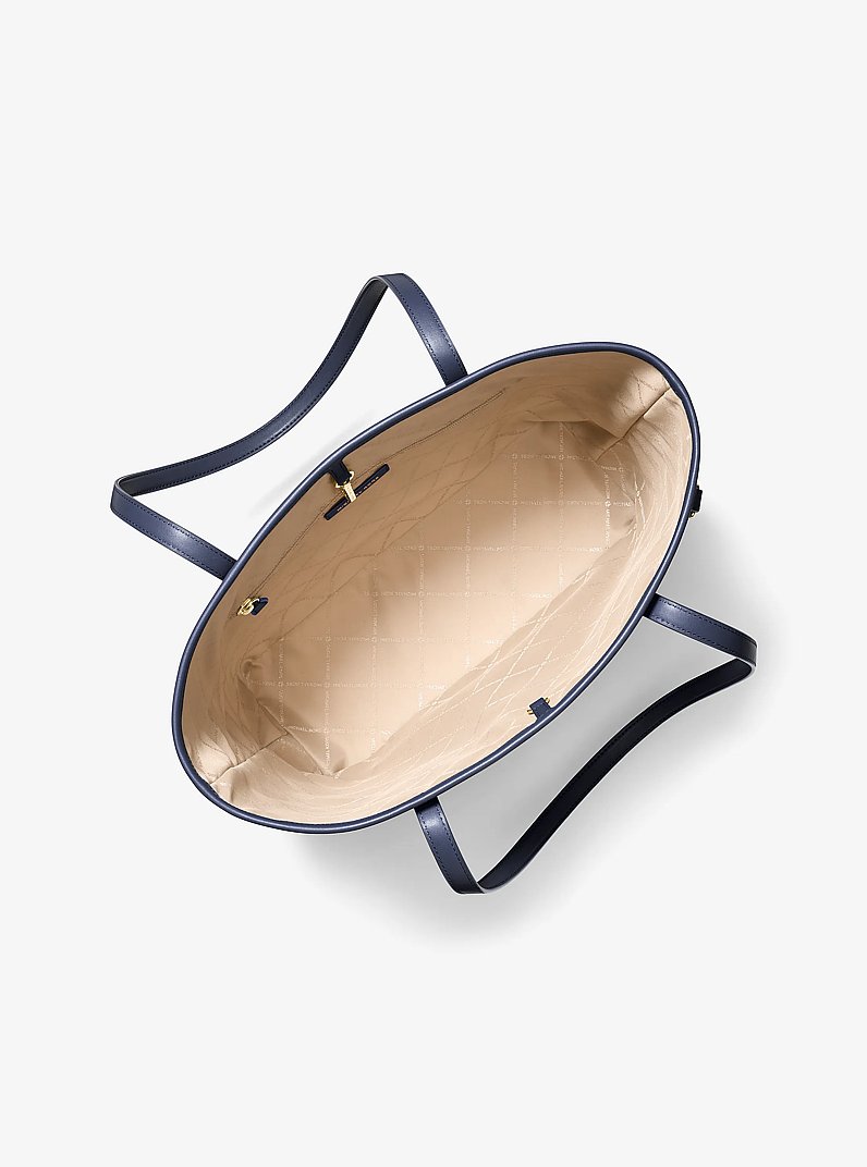 Jet Set Large Signature Logo Tote Bag in ADMIRAL | Michael Kors