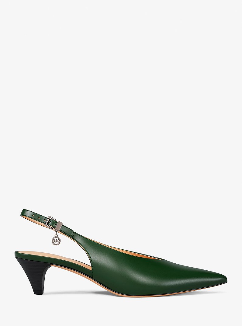 Escarpin &agrave; bride arri&egrave;re Tonya en cuir in MOUSSE | Michael Kors