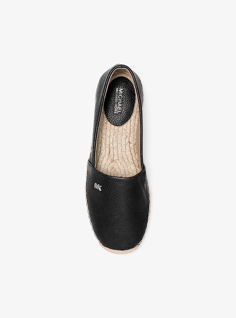 Kendrick Pebbled Leather Espadrille