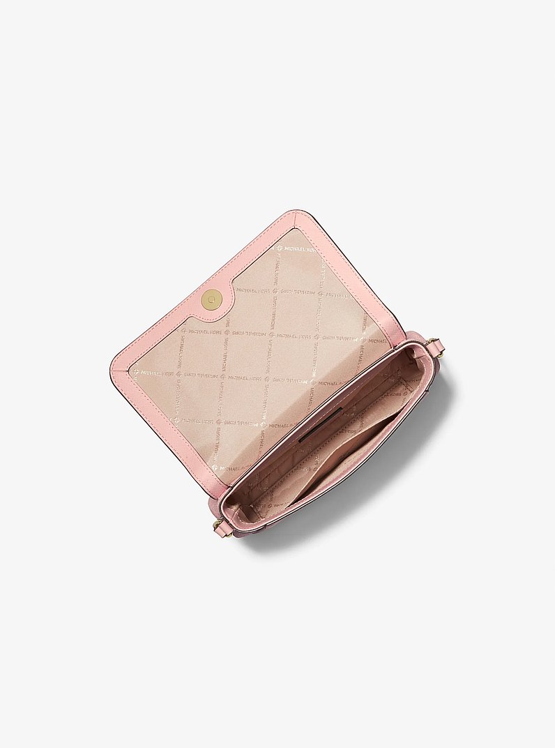 Medium Logo Convertible Crossbody Bag in LT POWDER BLUSH | Michael Kors