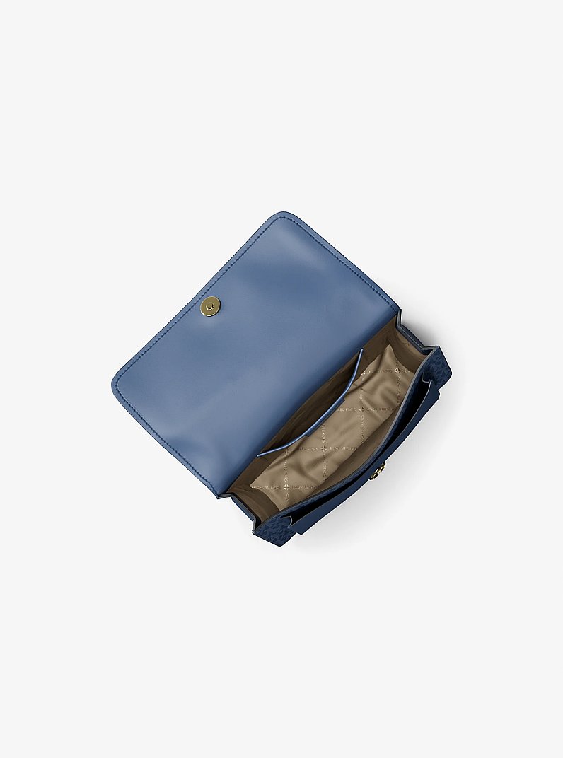 Claire Small Signature Logo Crossbody Bag in FRENCH BLUE | Michael Kors