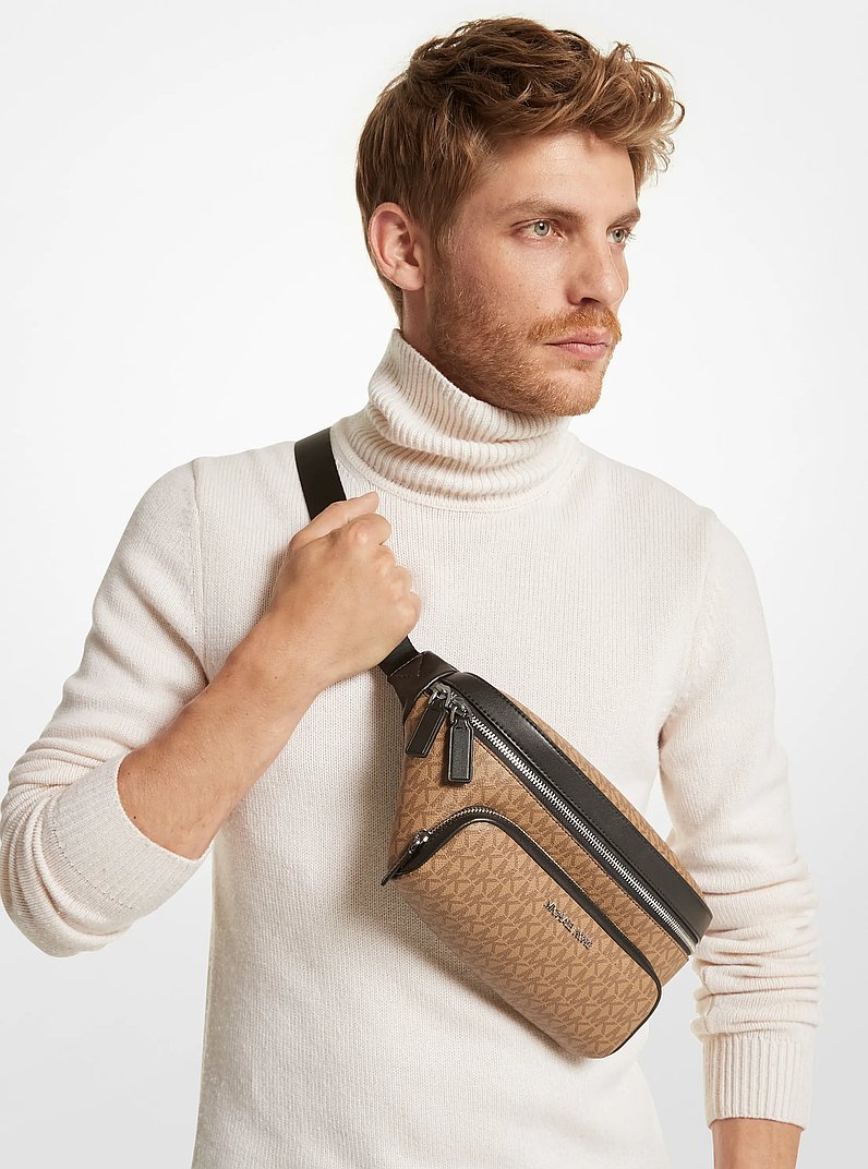 Cooper Logo Belt Bag in HEMP/BROWN - Sale | Michael Kors [US] display picture 3