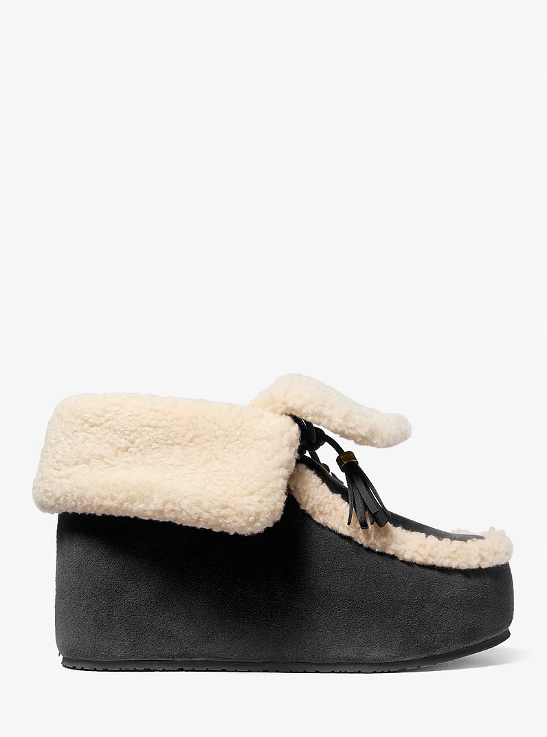 Effie Suede Boot in BLACK | Michael Kors
