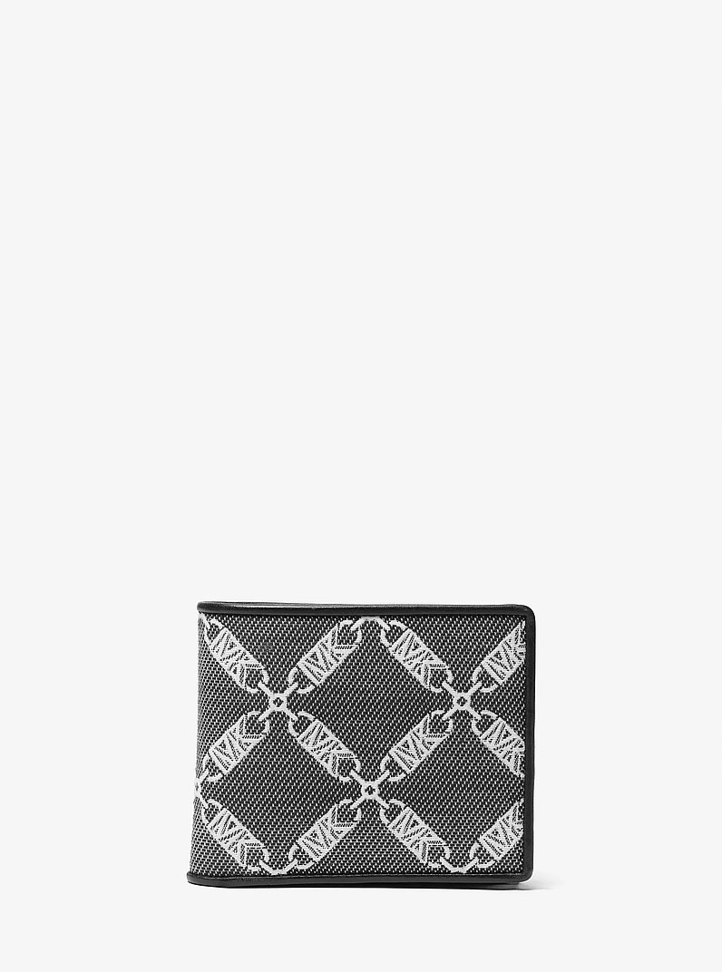 Hudson Empire Logo Jacquard Billfold Wallet
