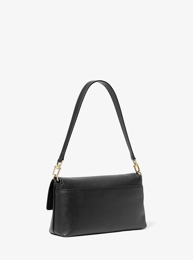 Bolso de hombro transformable Addie mediano de piel in NEGRO | Michael Kors