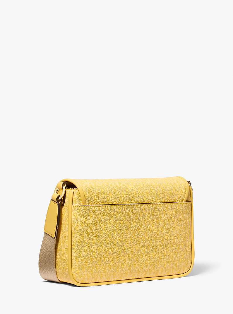 Bradshaw Medium Signature Logo Messenger Bag in DAISY YELLOW | Michael Kors