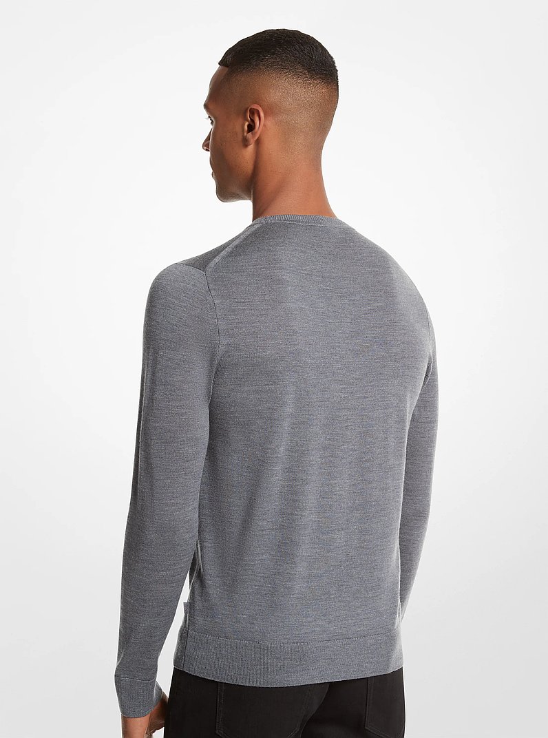 Merino Wool Sweater in ASH | Michael Kors