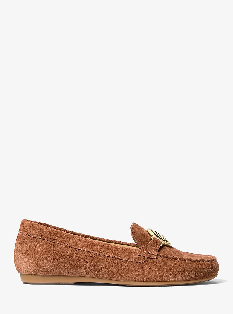 Mocas&iacute;n Fulton de ante in LUGGAGE | Michael Kors