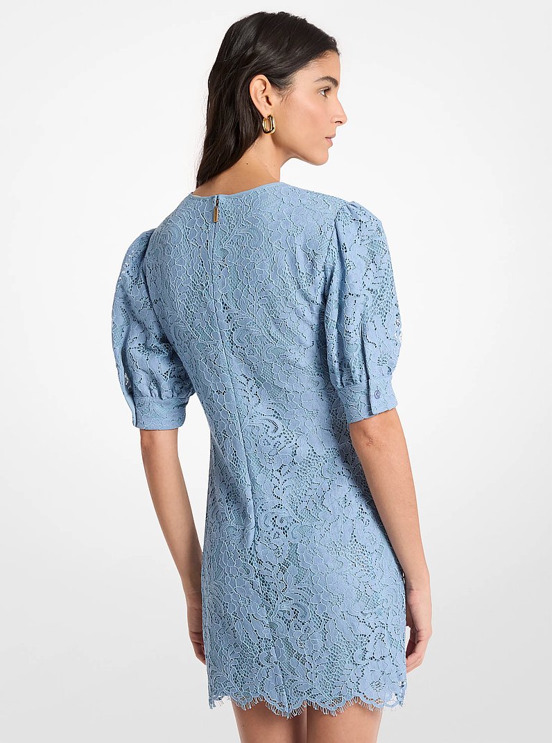 Kleid aus floraler Kordelspitze in CHAMBRAY | Michael Kors
