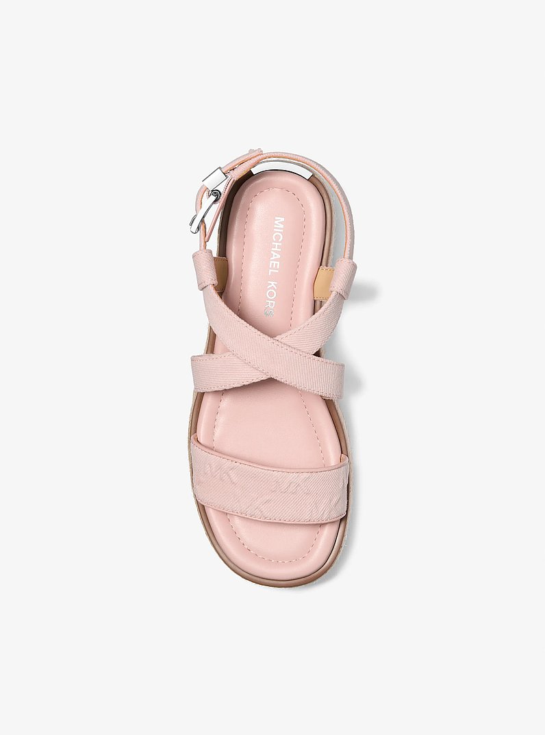 Lynn Denim Espadrille Sandal in ROSEWATER | Michael Kors