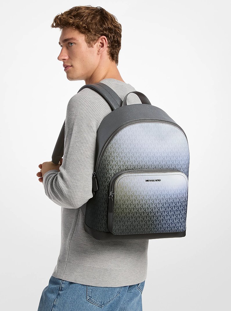 Sac &agrave; dos Cooper ombr&eacute; &agrave; logo Signature in COMBINAISON NOIRE | Michael Kors