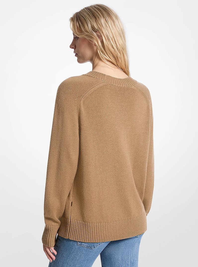 Su&eacute;ter de lana in CAMEL OSCURO | Michael Kors