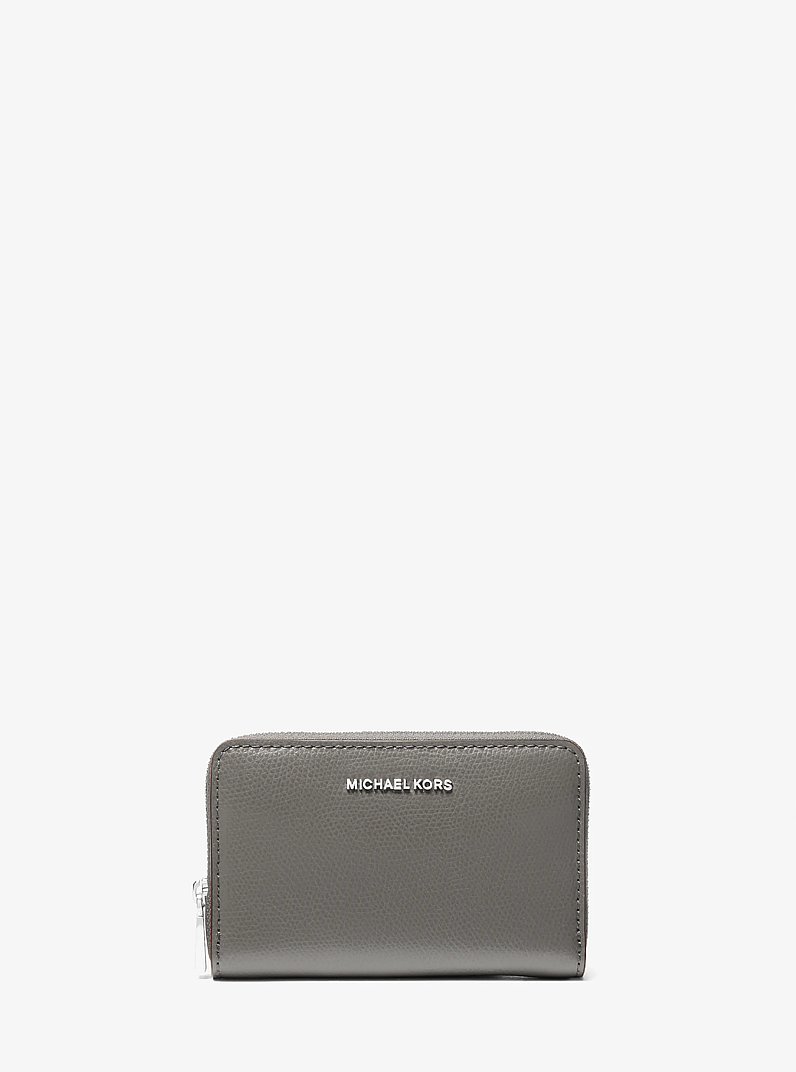 Jet Set Small Leather Wallet in SLATE | Michael Kors