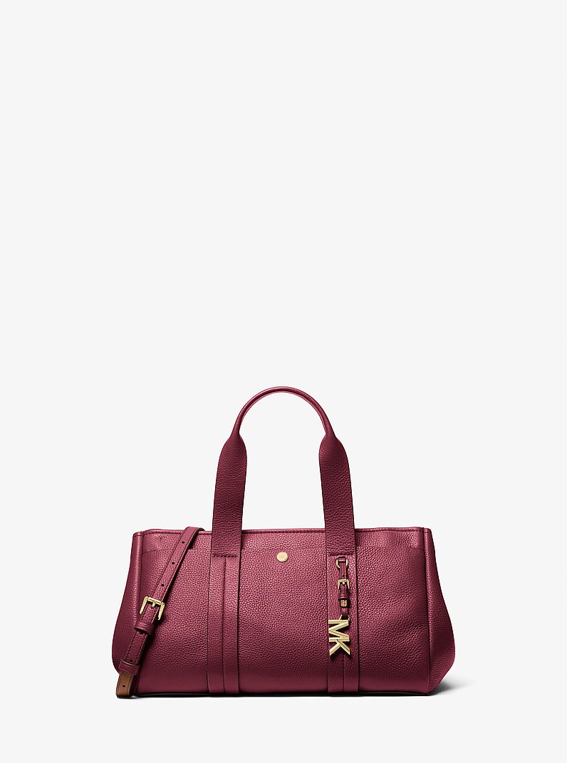 Romee Small Pebbled Leather Satchel in MULBERRY | Michael Kors