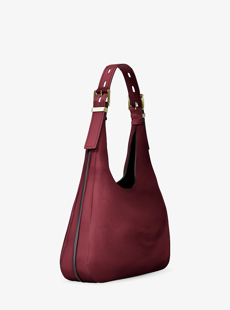 Nolita Large Nubuck Hobo Shoulder Bag