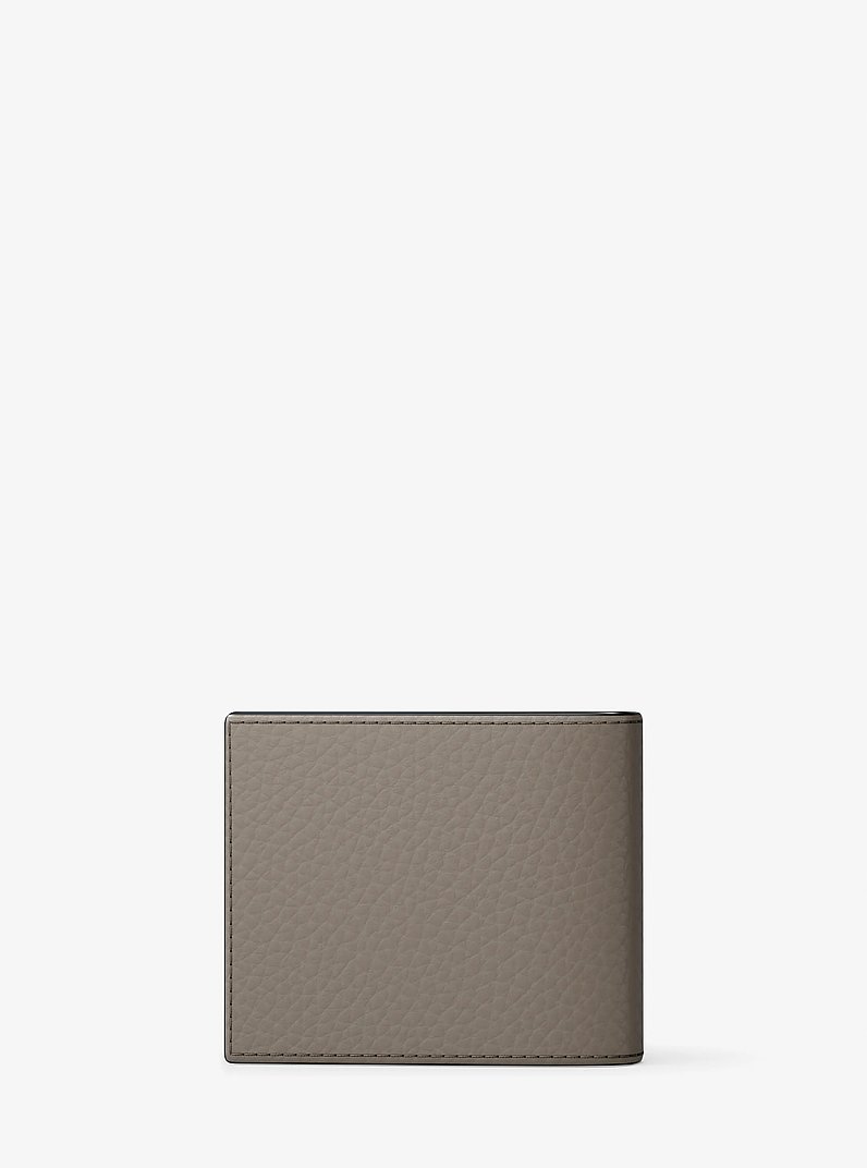 Hudson Pebbled Leather Billfold Wallet in BIRCH | Michael Kors