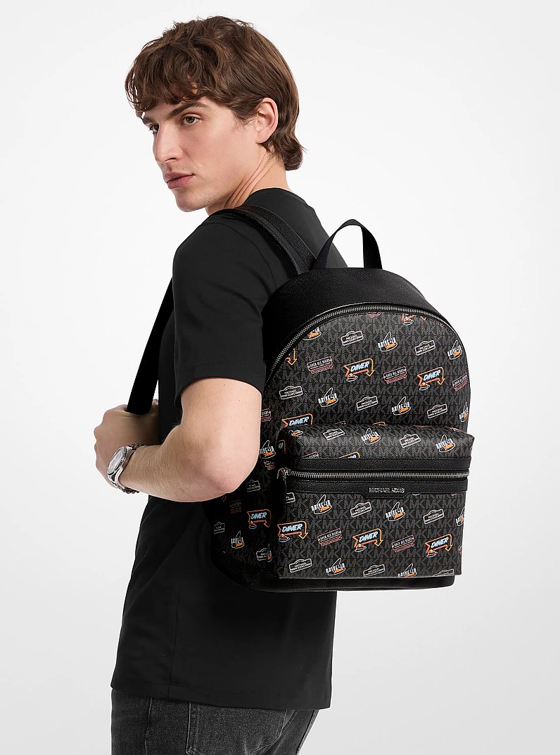 Mochila Cooper estilo domo con logotipo exclusivo y adornos in NEGRO | Michael Kors