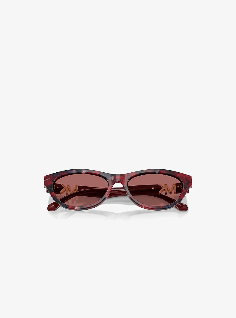 Napa Valley Sunglasses in BURGUNDY TORTOISE | Michael Kors