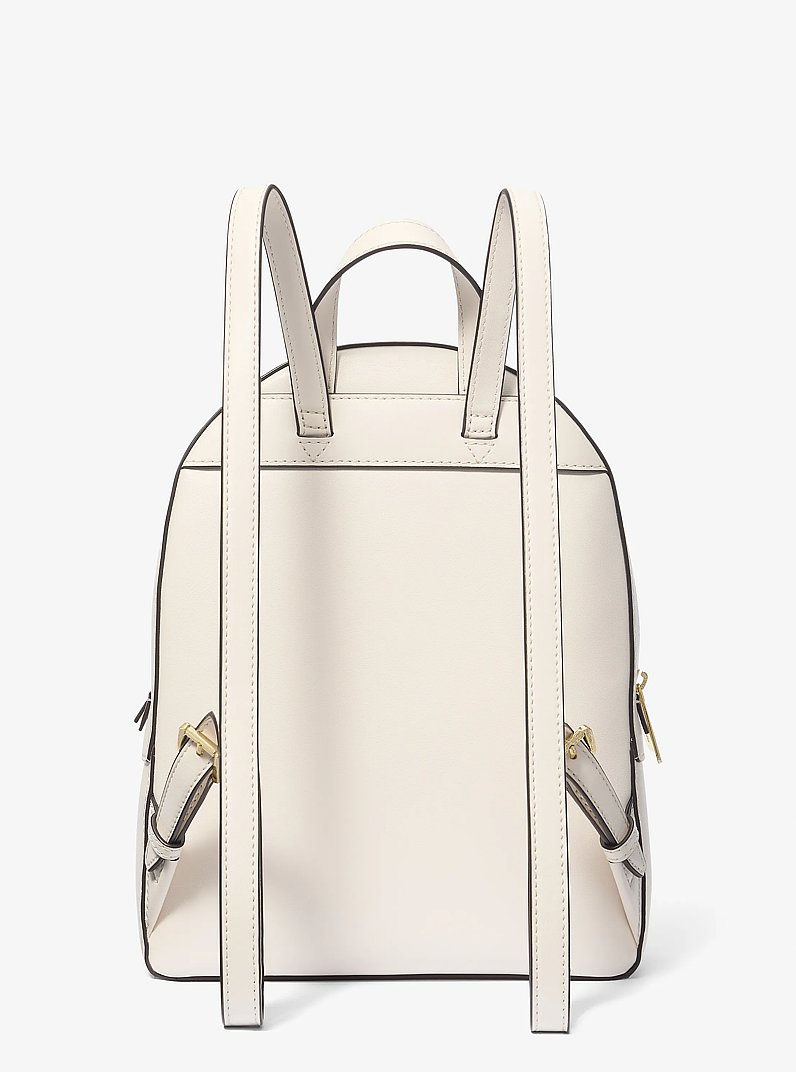 Jaycee Medium Pebbled Leather Backpack in LT CREAM | Michael Kors