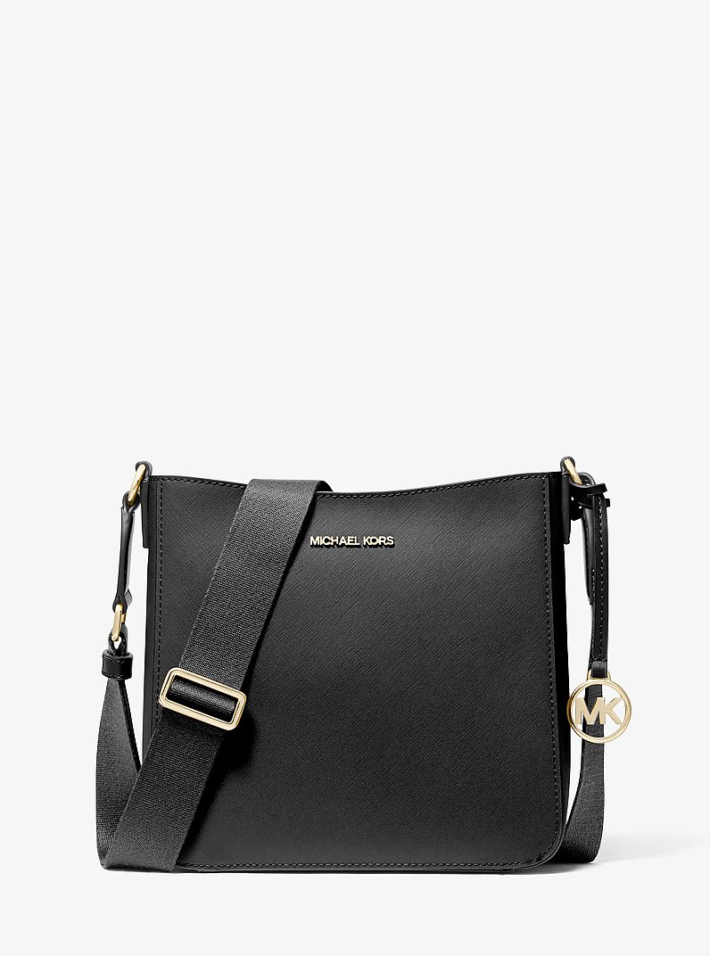 Jet Set Travel Small Messenger Bag in BLACK/BLACK | Michael Kors