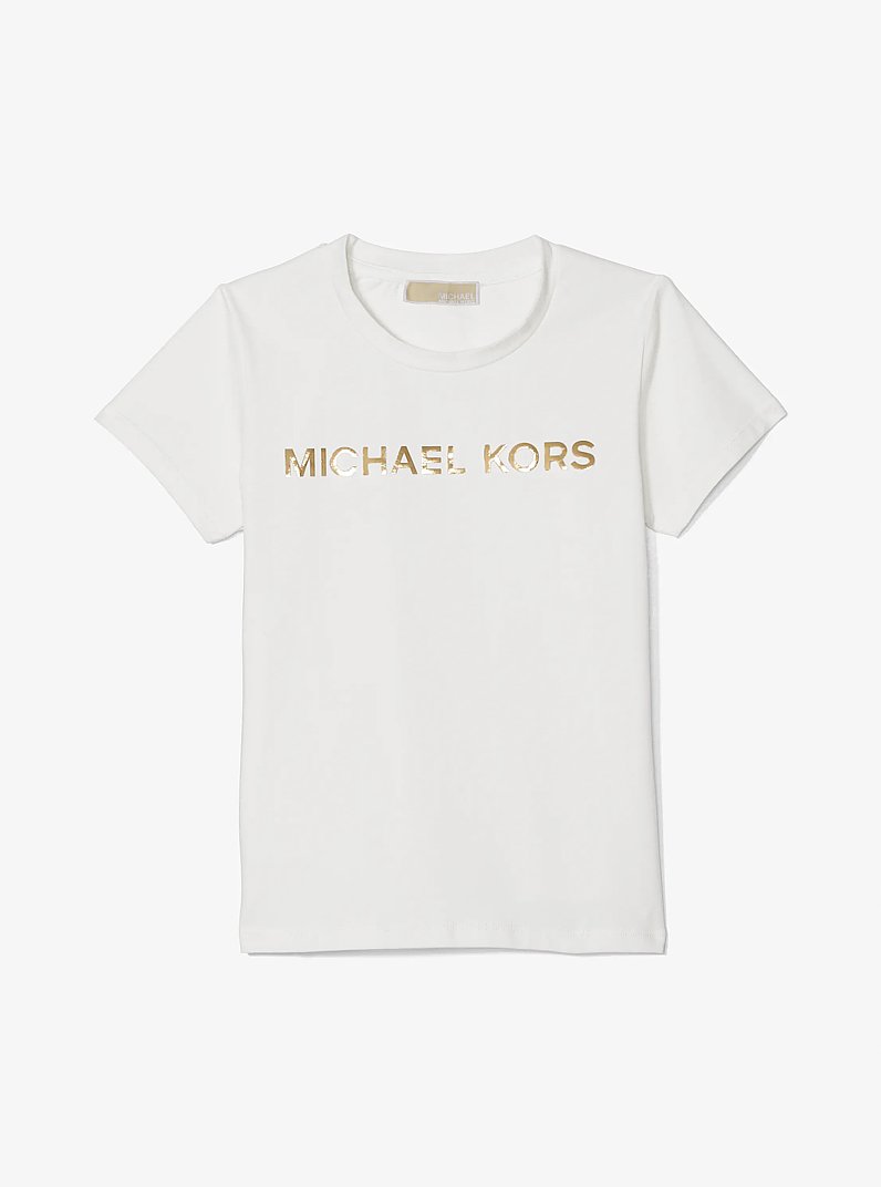 Logo Stretch Cotton T-Shirt