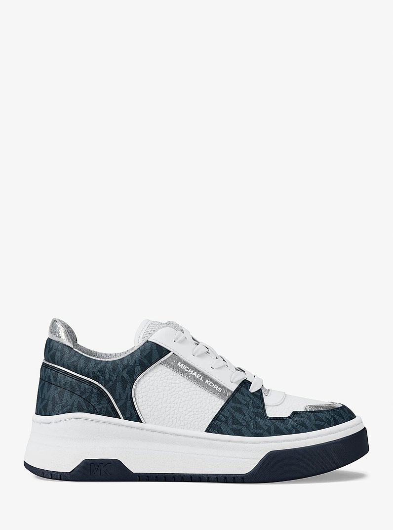 Lexi Mixed-Media Sneaker in ADMIRAL | Michael Kors