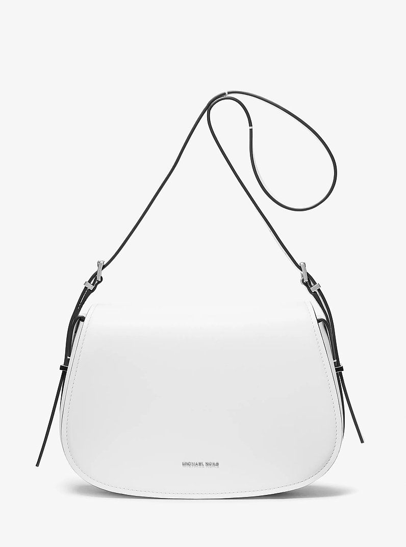 Lydia Medium Leather Messenger Bag
