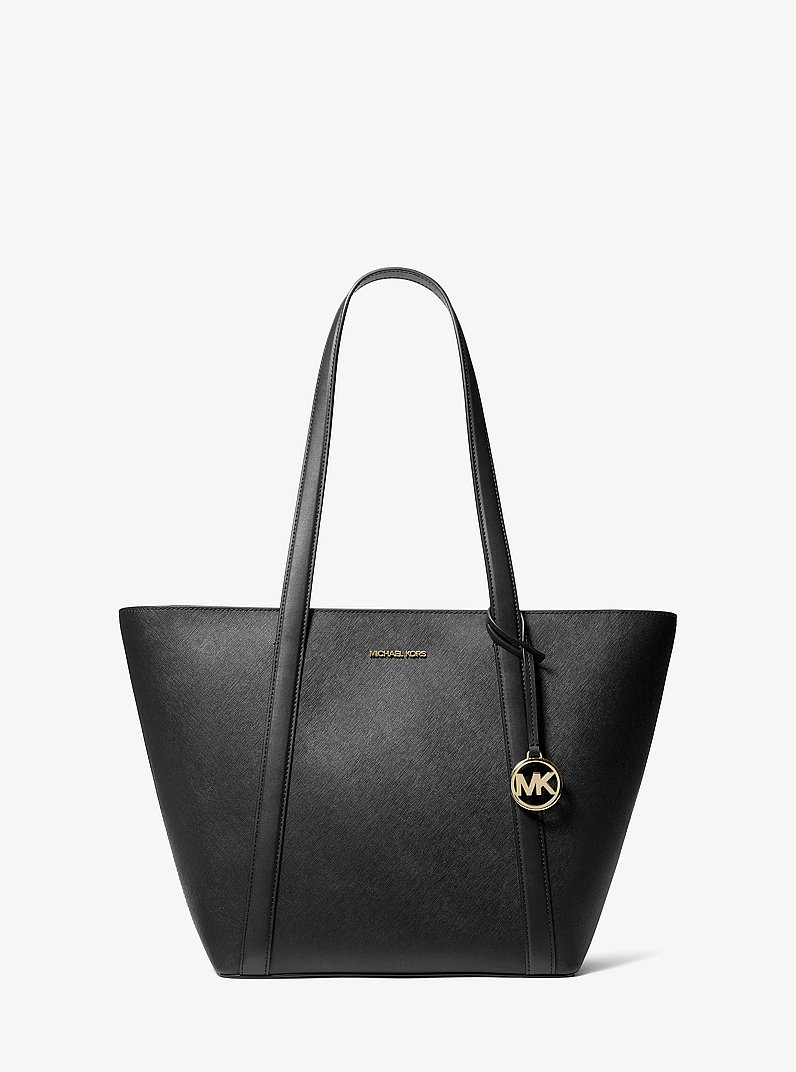Shopper Pratt Large aus Saffianleder in SCHWARZ | Michael Kors